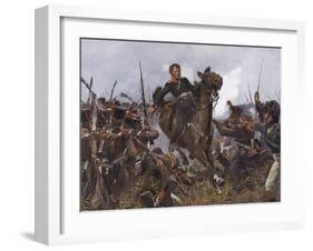 Battle of Leipzig 1813-R Knoetel-Framed Art Print