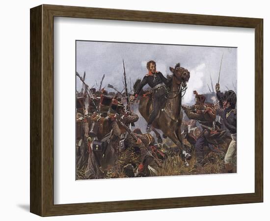 Battle of Leipzig 1813-R Knoetel-Framed Art Print