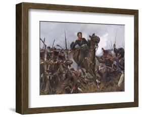 Battle of Leipzig 1813-R Knoetel-Framed Art Print