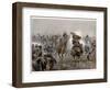 Battle of Leipzig the Brandenburg Hussars at Mockern-R. Knotel-Framed Photographic Print