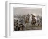 Battle of Leipzig the Brandenburg Hussars at Mockern-R. Knotel-Framed Photographic Print