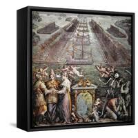 Battle Of Lepanto, 1571-null-Framed Stretched Canvas