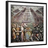 Battle Of Lepanto, 1571-null-Framed Giclee Print