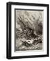 Battle of Lepanto in 1571, Illustration from 'Bibliotheque Des Croisades' by J-F. Michaud, 1877-Gustave Doré-Framed Giclee Print