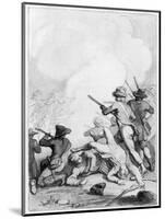 Battle of Lexington, 1775-Johann Heinrich Ramberg-Mounted Giclee Print