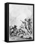 Battle of Lexington, 1775-Johann Heinrich Ramberg-Framed Stretched Canvas