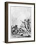 Battle of Lexington, 1775-Johann Heinrich Ramberg-Framed Giclee Print