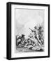 Battle of Lexington, 1775-Johann Heinrich Ramberg-Framed Giclee Print