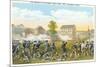 Battle of Lexington, Massachusetts, 1775, Painting-null-Mounted Premium Giclee Print