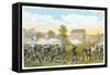 Battle of Lexington, Massachusetts, 1775, Painting-null-Framed Stretched Canvas