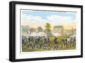 Battle of Lexington, Massachusetts, 1775, Painting-null-Framed Art Print