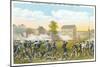 Battle of Lexington, Massachusetts, 1775, Painting-null-Mounted Art Print