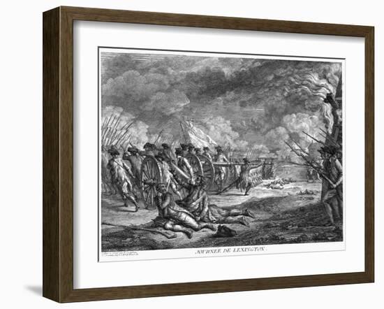 Battle of Lexington-null-Framed Giclee Print