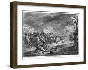 Battle of Lexington-null-Framed Giclee Print