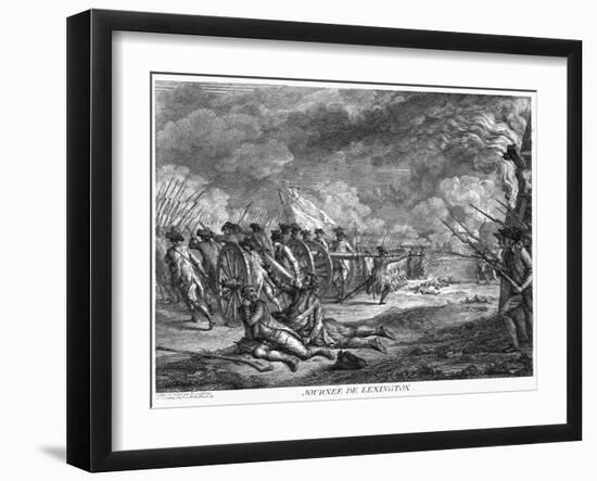 Battle of Lexington-null-Framed Giclee Print