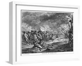 Battle of Lexington-null-Framed Giclee Print