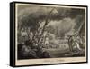 Battle of Lexington-Elkanah Tisdale-Framed Stretched Canvas