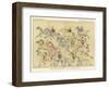 Battle of Little Big Horn - Indians Leaving Battle Ground-null-Framed Giclee Print