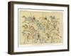 Battle of Little Big Horn - Indians Leaving Battle Ground-null-Framed Giclee Print