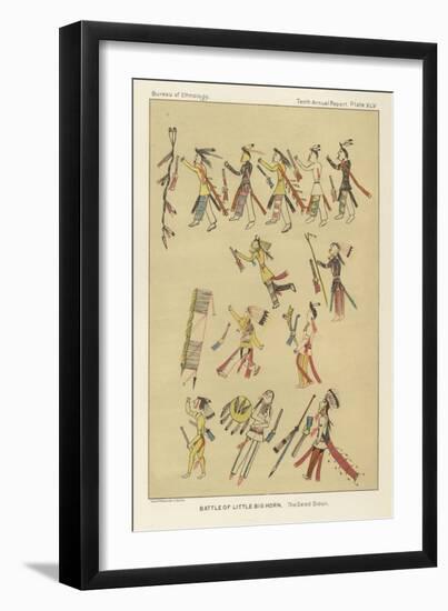 Battle of Little Big Horn-null-Framed Giclee Print