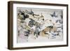 Battle of Little Bighorn, Montana, USA, 25-26 June 1876 (c1900)-Amos Bad Heart Buffalo-Framed Giclee Print