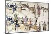 Battle of Little Bighorn, Montana, USA, 25-26 June 1876 (c1900)-Amos Bad Heart Buffalo-Mounted Giclee Print