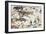 Battle of Little Bighorn, Montana, USA, 25-26 June 1876 (c1900)-Amos Bad Heart Buffalo-Framed Giclee Print