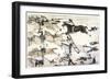 Battle of Little Bighorn, Montana, USA, 25-26 June 1876-null-Framed Giclee Print