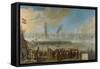 Battle of Livorno, 14th March 1653, an Incident from the First Anglo-Dutch War, after 1653-60-null-Framed Stretched Canvas