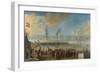 Battle of Livorno, 14th March 1653, an Incident from the First Anglo-Dutch War, after 1653-60-null-Framed Giclee Print