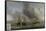 Battle of Livorno, 1653-64-Reinier Zeeman-Framed Stretched Canvas