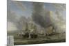 Battle of Livorno, 1653-64-Reinier Zeeman-Mounted Giclee Print