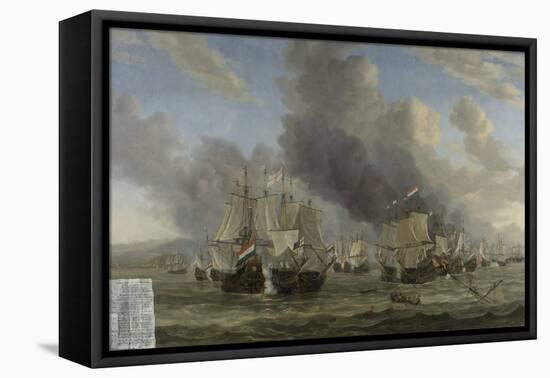 Battle of Livorno, 1653-64-Reinier Zeeman-Framed Stretched Canvas