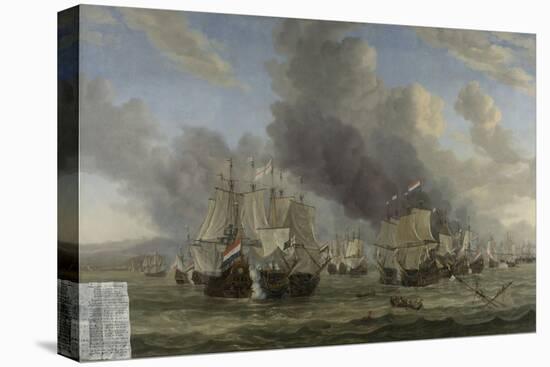 Battle of Livorno, 1653-64-Reinier Zeeman-Stretched Canvas