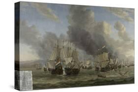 Battle of Livorno, 1653-64-Reinier Zeeman-Stretched Canvas