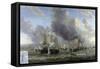 Battle of Livorno, Reinier Nooms-Reinier Nooms-Framed Stretched Canvas