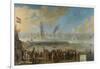 Battle of Livorno-Johannes Lingelbach-Framed Art Print