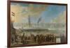 Battle of Livorno-Johannes Lingelbach-Framed Art Print