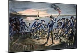 Battle of Long Island, 1776-null-Mounted Giclee Print