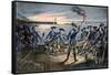 Battle of Long Island, 1776-null-Framed Stretched Canvas