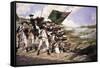 Battle of Long Island; Delaware Regiment-Dominick D'Andrea-Framed Stretched Canvas