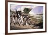 Battle of Long Island; Delaware Regiment-Dominick D'Andrea-Framed Premium Giclee Print