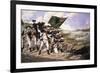 Battle of Long Island; Delaware Regiment-Dominick D'Andrea-Framed Premium Giclee Print