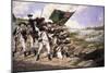 Battle of Long Island; Delaware Regiment-Dominick D'Andrea-Mounted Art Print