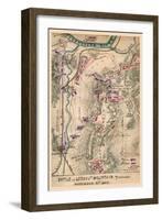 Battle of Lookout Mountain-null-Framed Art Print