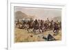 Battle of Maiwand Saving the Guns-null-Framed Premium Giclee Print