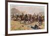 Battle of Maiwand Saving the Guns-null-Framed Premium Giclee Print