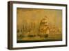 Battle of Malacca Straits, February 15th 1804-John Thomas Serres-Framed Giclee Print