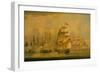 Battle of Malacca Straits, February 15th 1804-John Thomas Serres-Framed Giclee Print