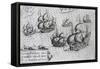 Battle of Manila Against Dutch Fleet in 1600, Philippines, 17th Century-null-Framed Stretched Canvas